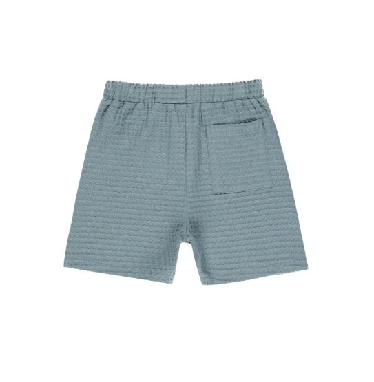 Rylee + Cru-Perry Short - Ocean 6-12M