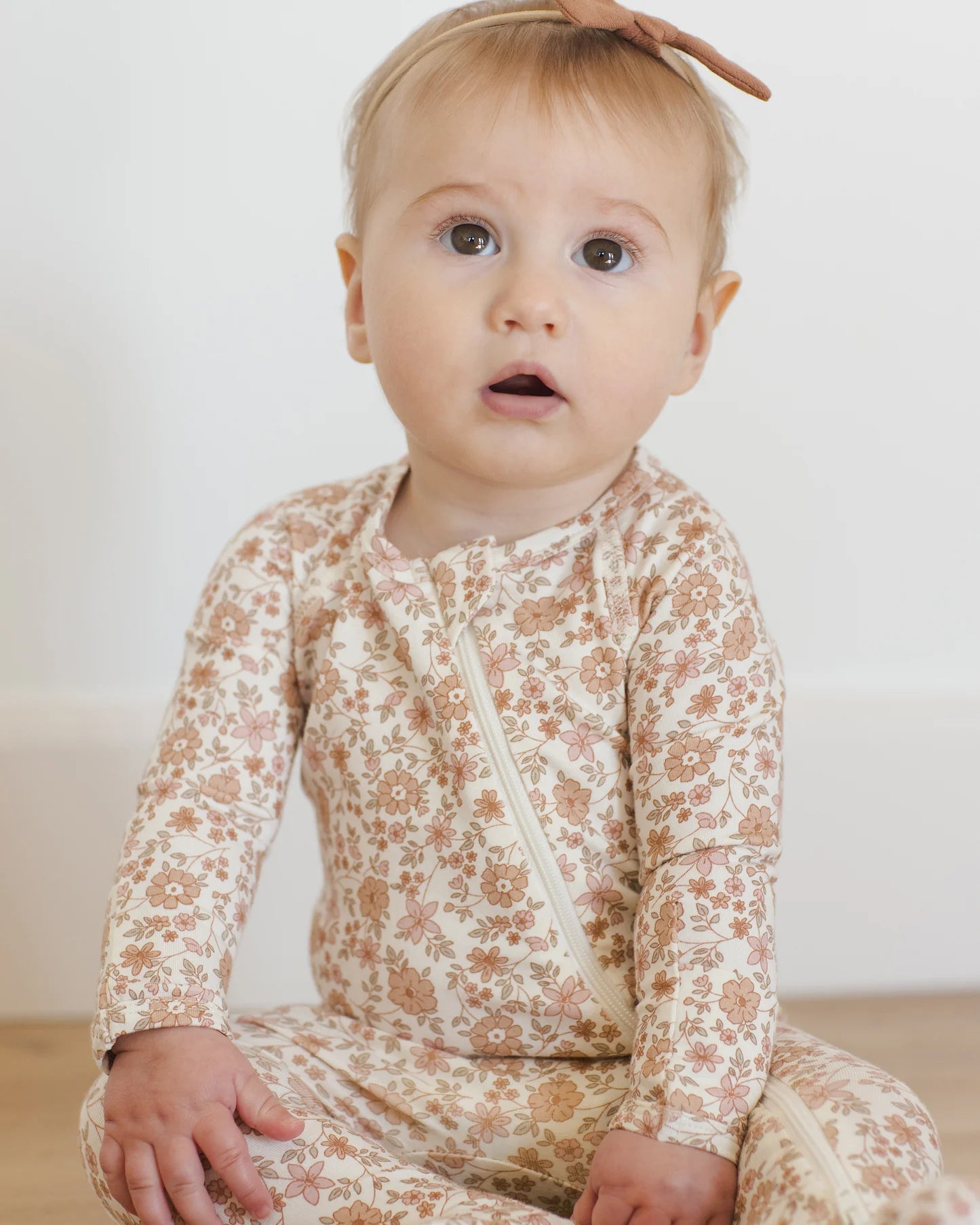 Quincy Mae- Bamboo Zip Footie