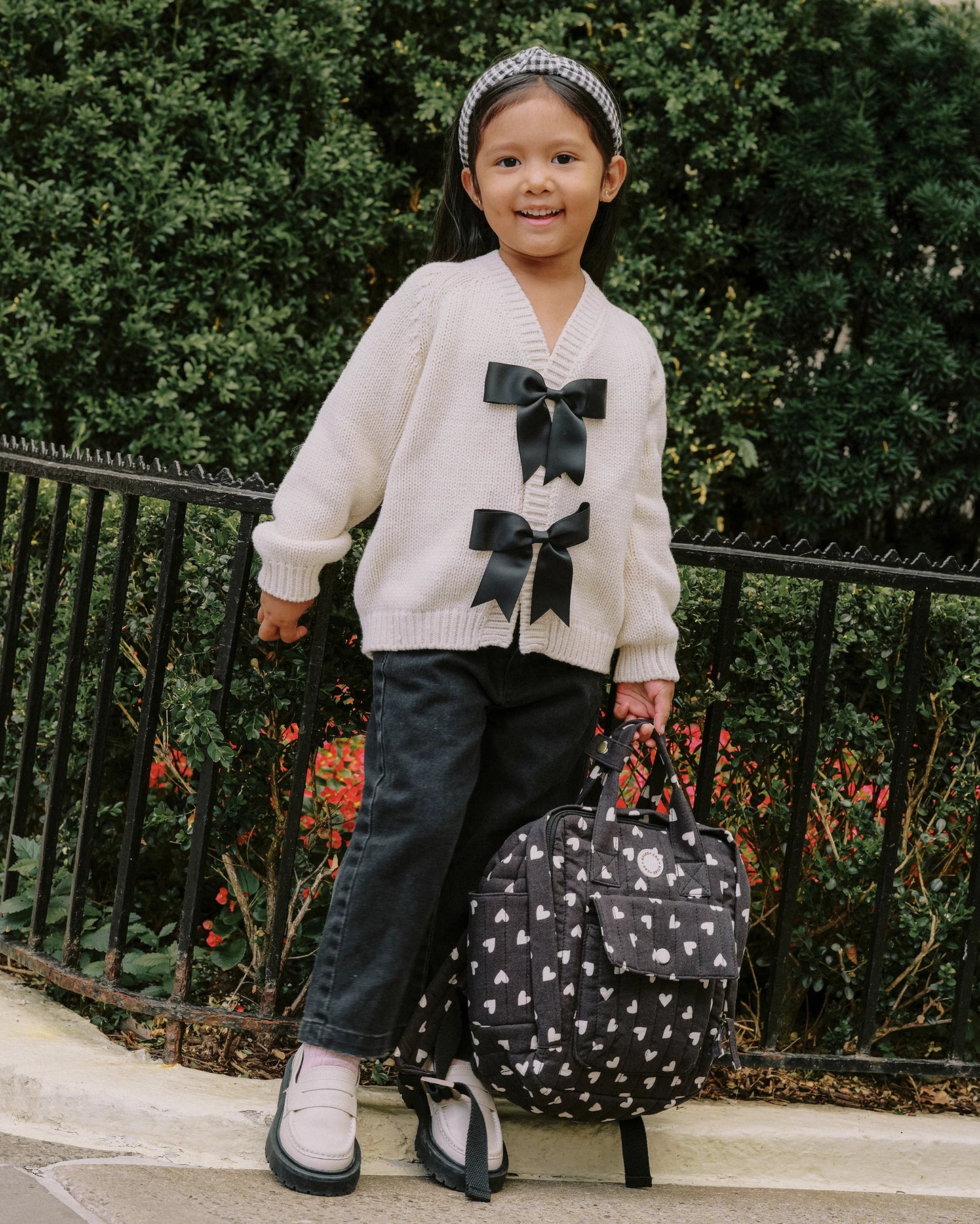 Rylee + Cru- Bow Cardigan