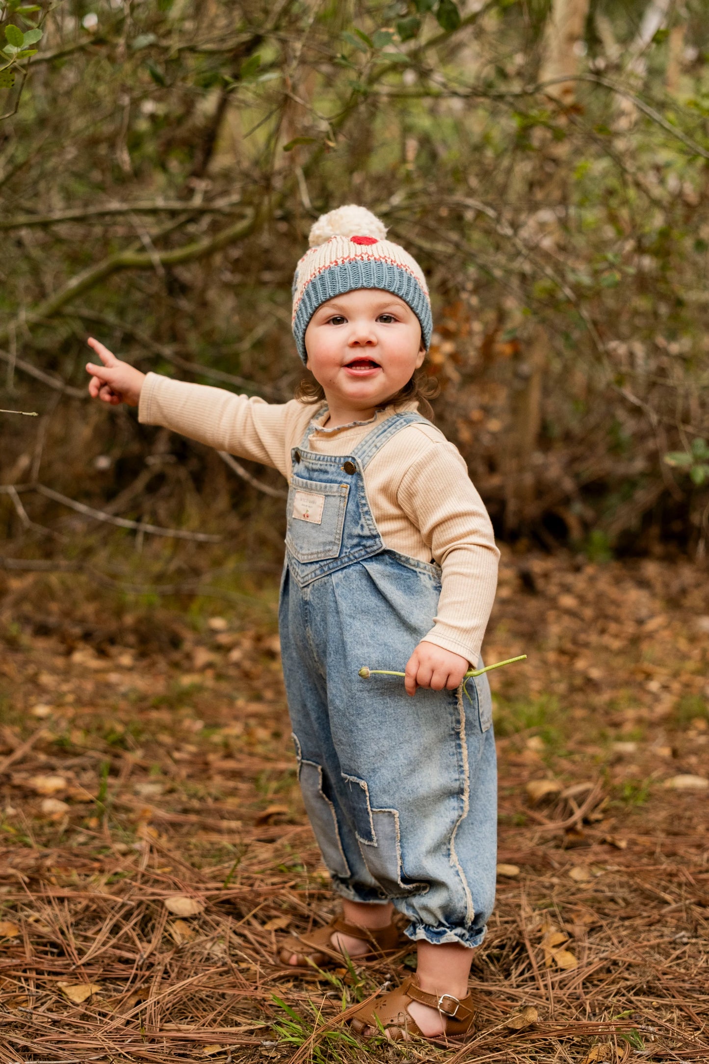 Wild Wawa- Patchwork Heart Overall's