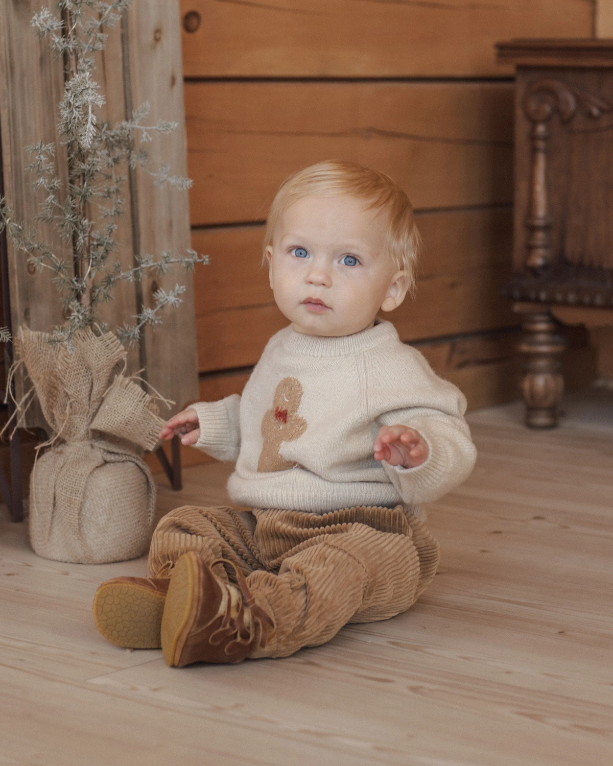 Lucian Pant -Toffee 2-3Y
