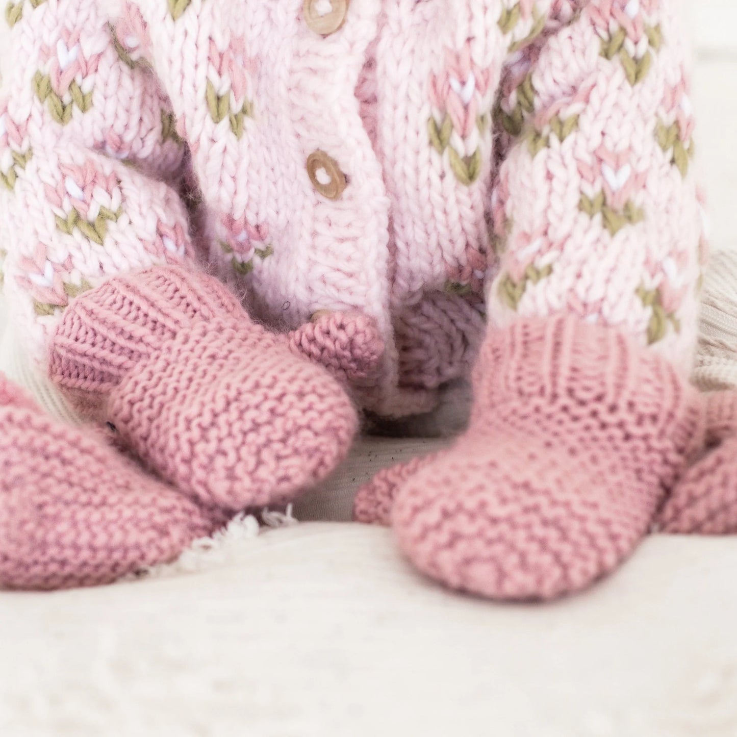 Huggalugs- Garter Stitch Mittens