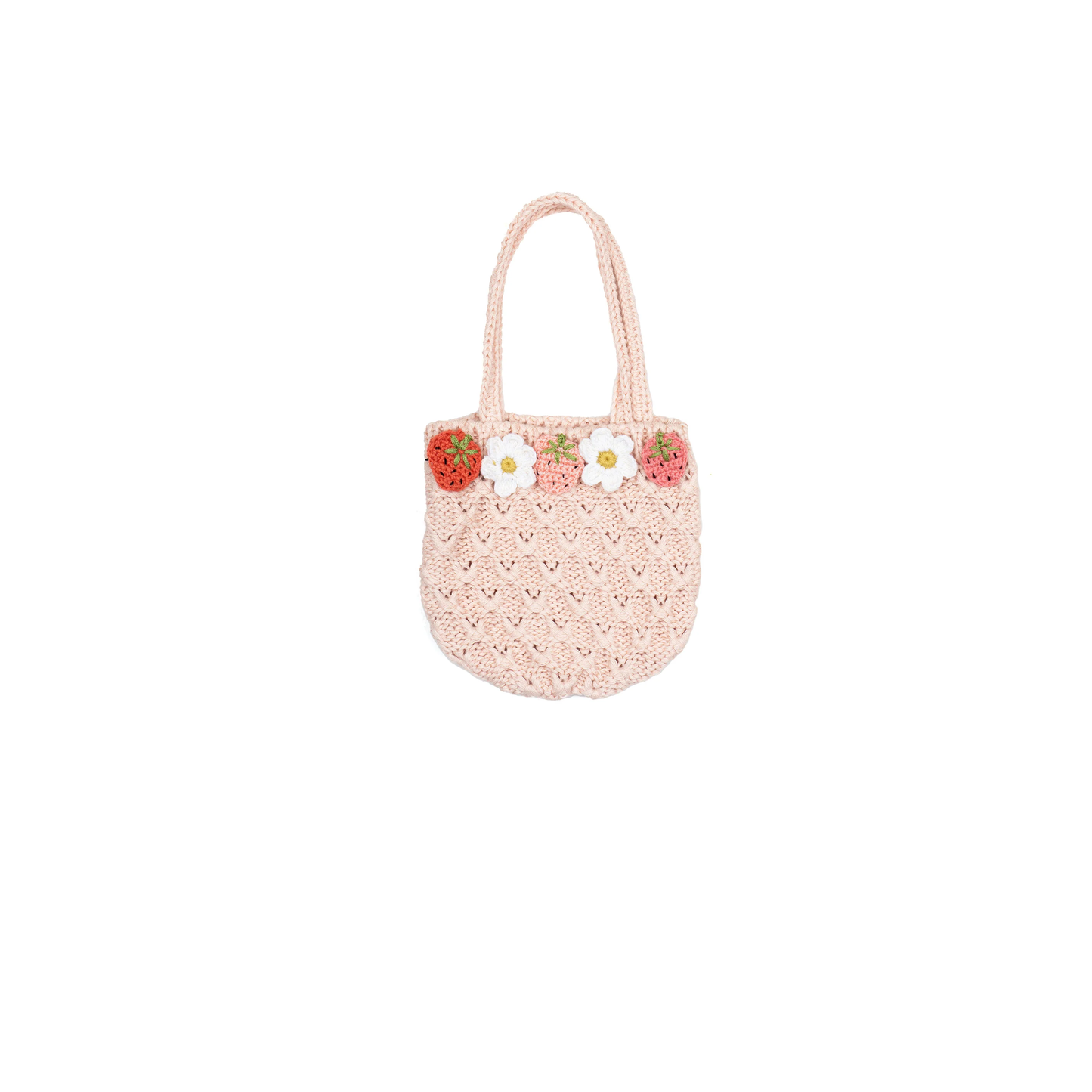 Wild Wawa-Crochet Purse Strawberry Daisy