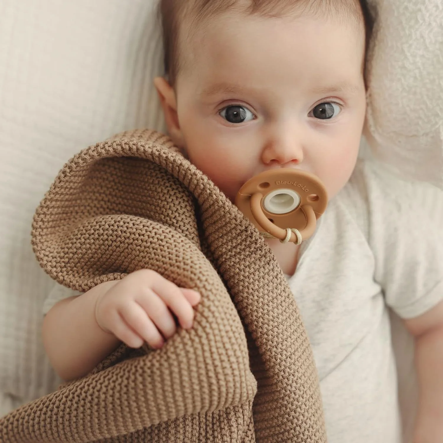 Knit Swaddle Baby Blanket