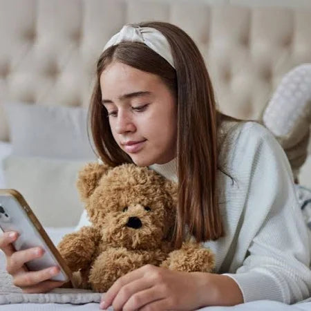 Warmies-Brown Curly Hair