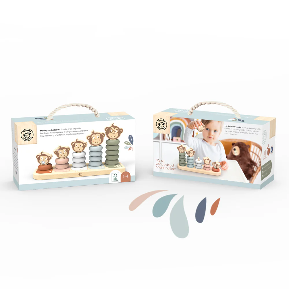 Speedy Monkey- Monkey Family Stacker