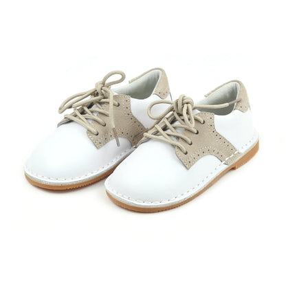 L'Amour-Rowan Saddle Shoe White/Sand 13