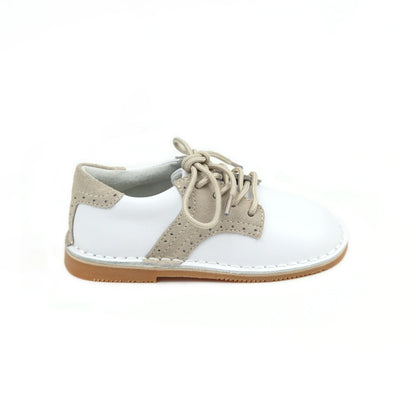 L'Amour-Rowan Saddle Shoe White/Sand 13