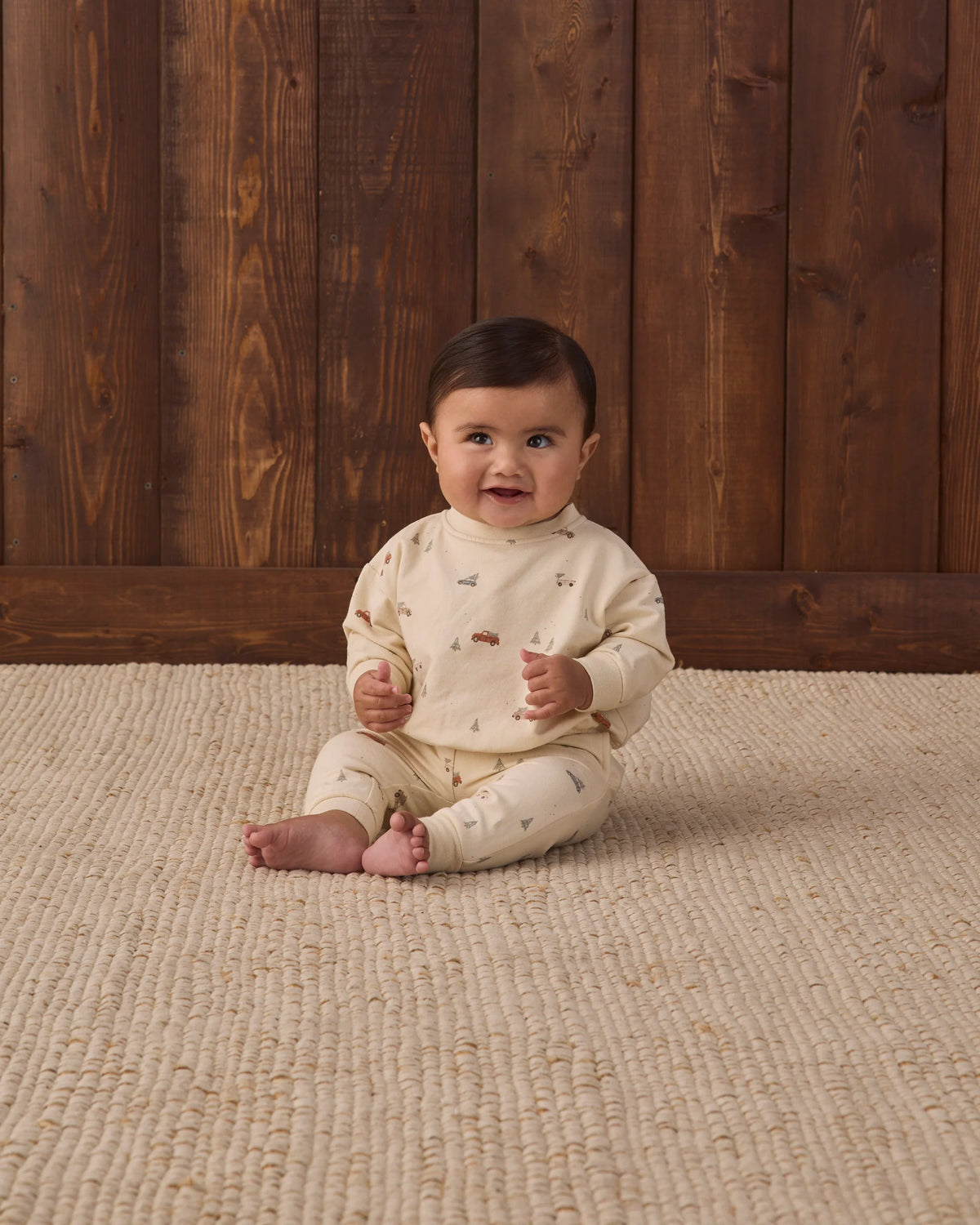 Relaxed Fleece Sweatshirt Holiday Drive 2-3Y