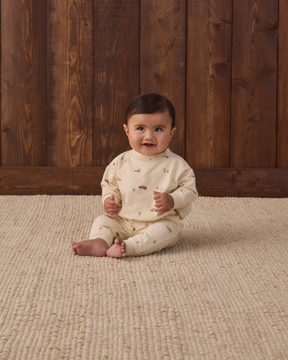 Relaxed Fleece Sweatshirt Holiday Drive 2-3Y