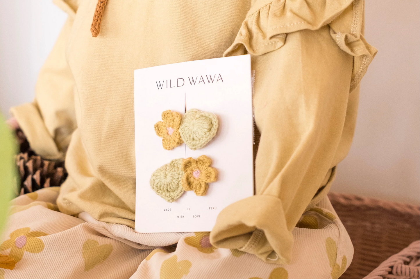 Wild Wawa- Crochet Clip Set