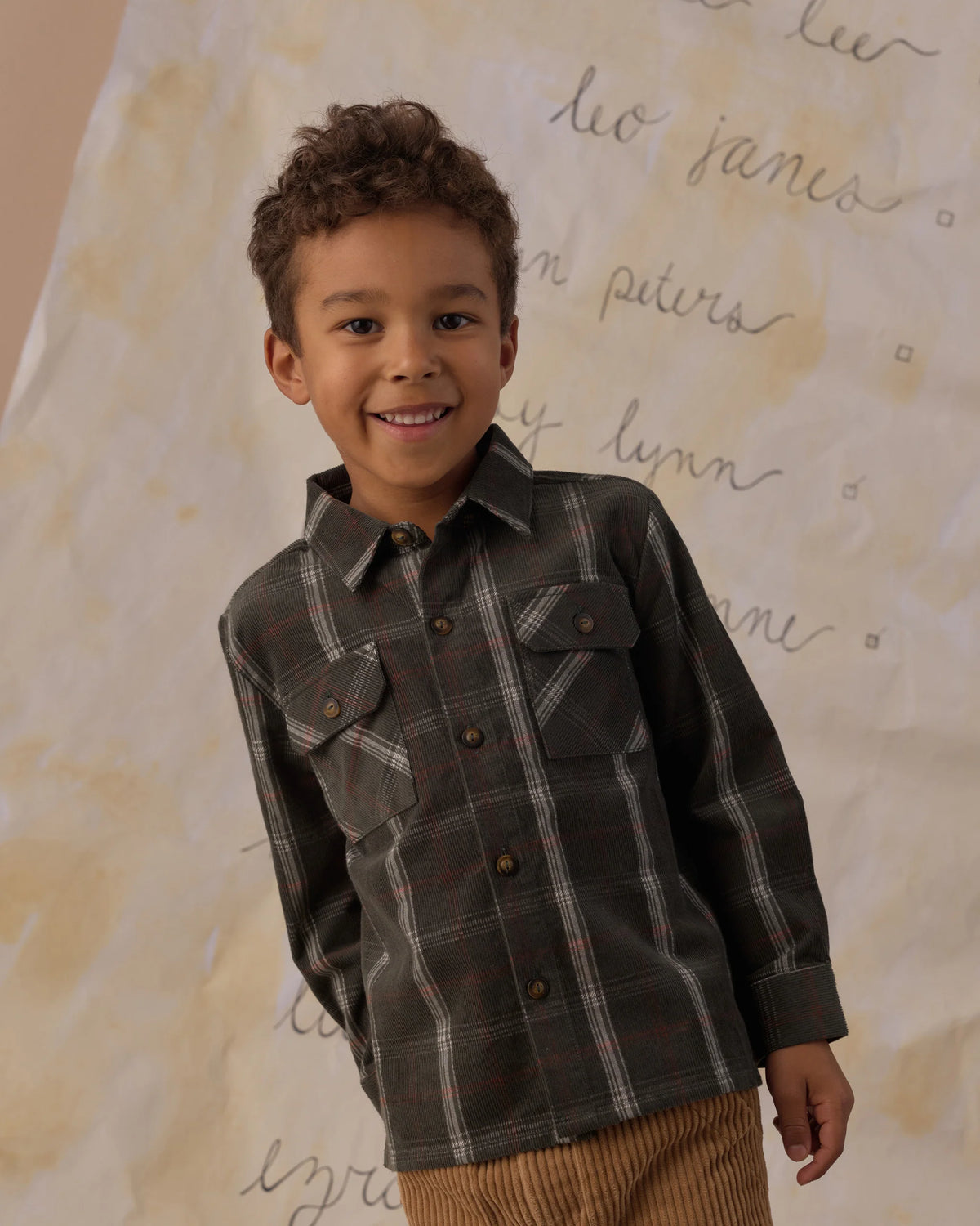 Pocketed Flannel Shirt