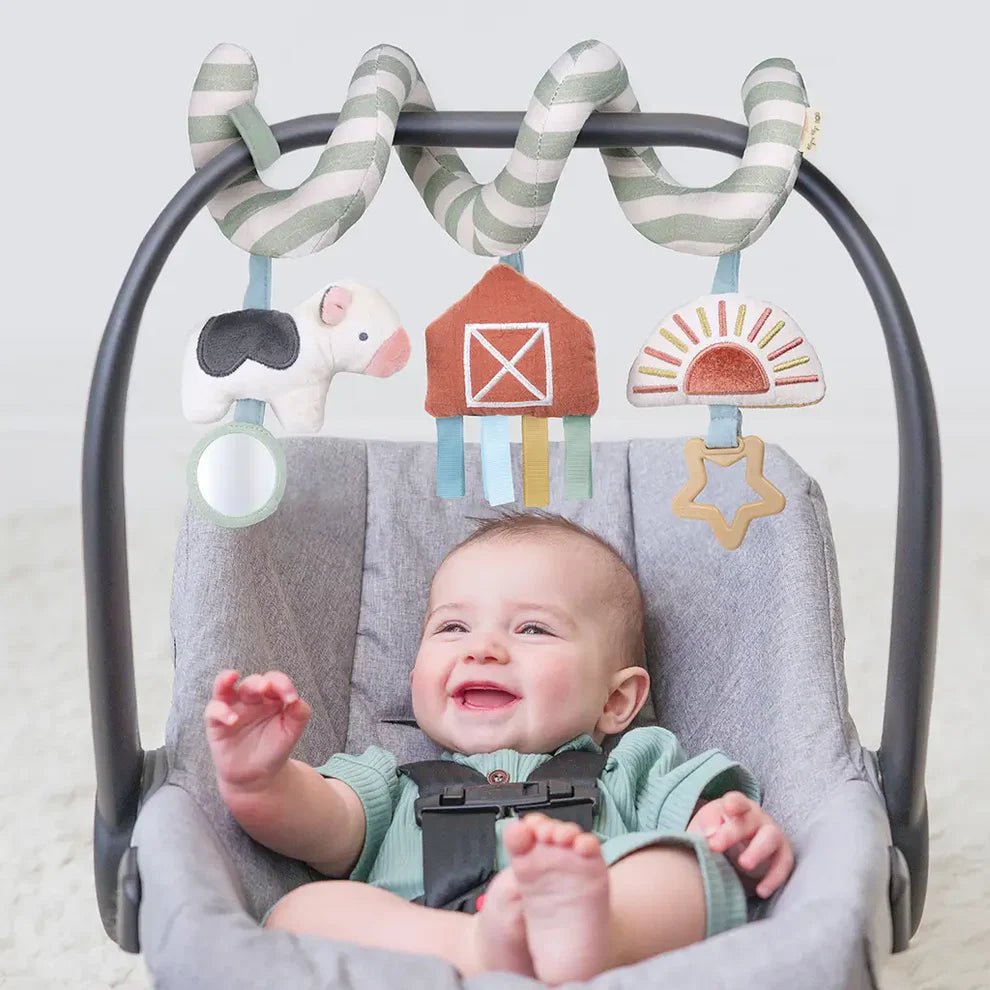 Itzy Spiral Car Seat Activity Rainbow