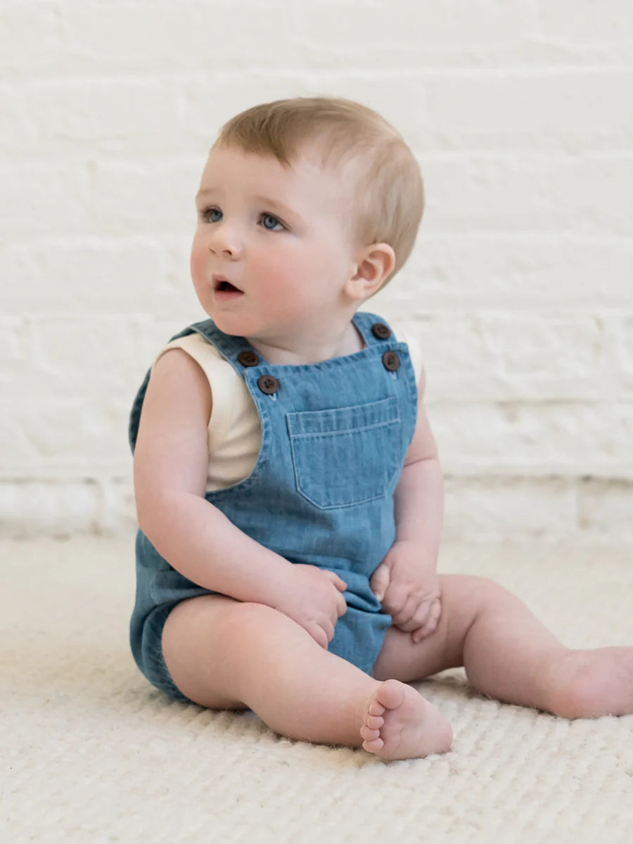 Colored Organics-  Noe Chambray Bubble Overall