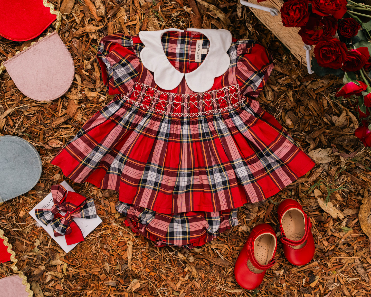 Wild Wawa-Scallop Two Piece