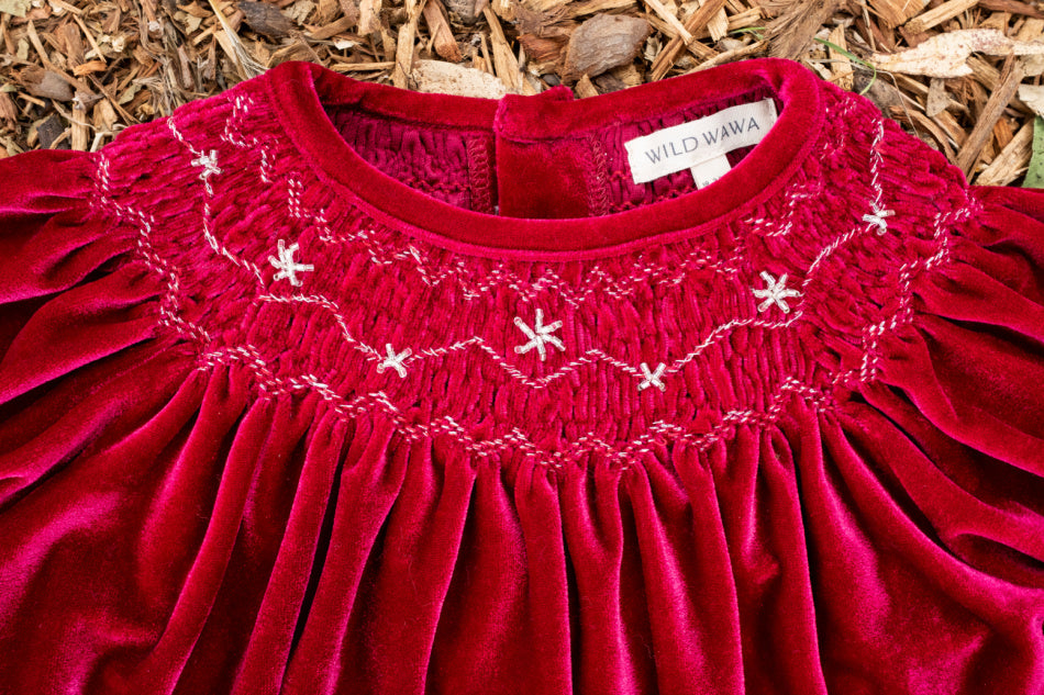 Wild Wawa- Smocked Romper