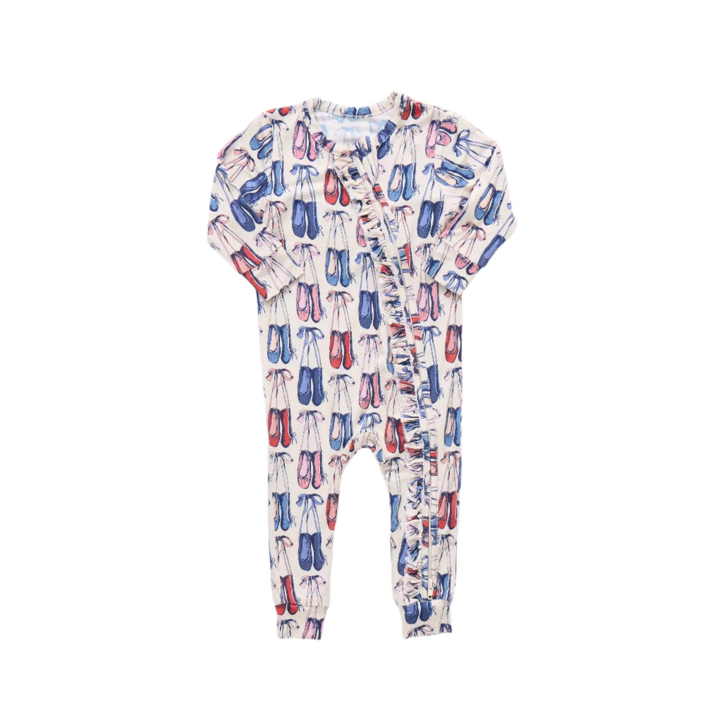 Pink Chicken- Bamboo Romper