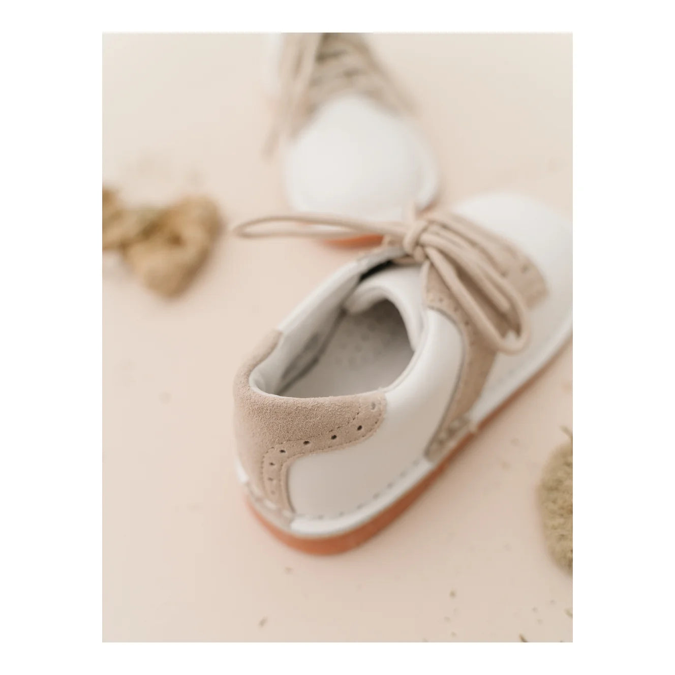 L'Amour-Rowan Saddle Shoe White/Sand 13