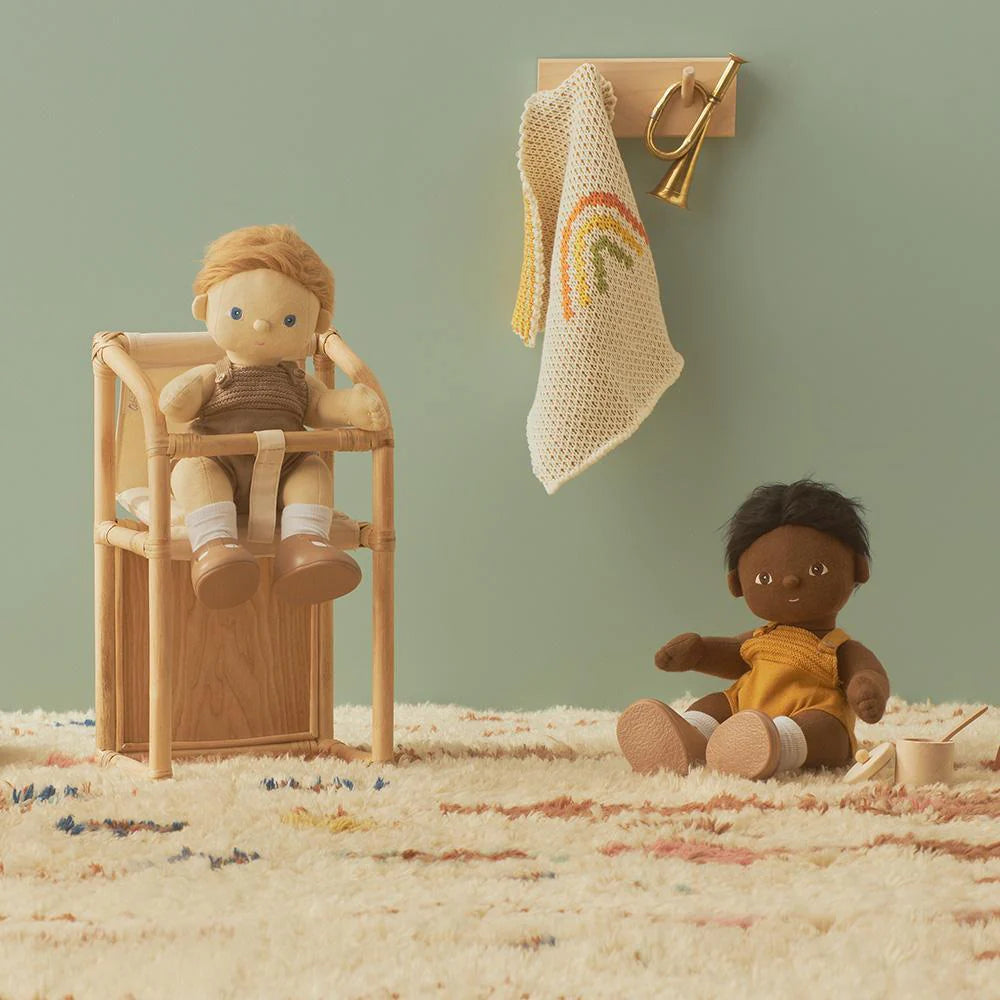 Olli Ella-Dinkum Doll Rainbow Blanket