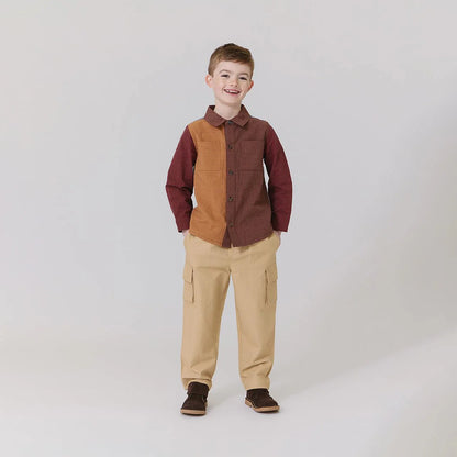 Pink Chicken- Baby Boys jack Shirt