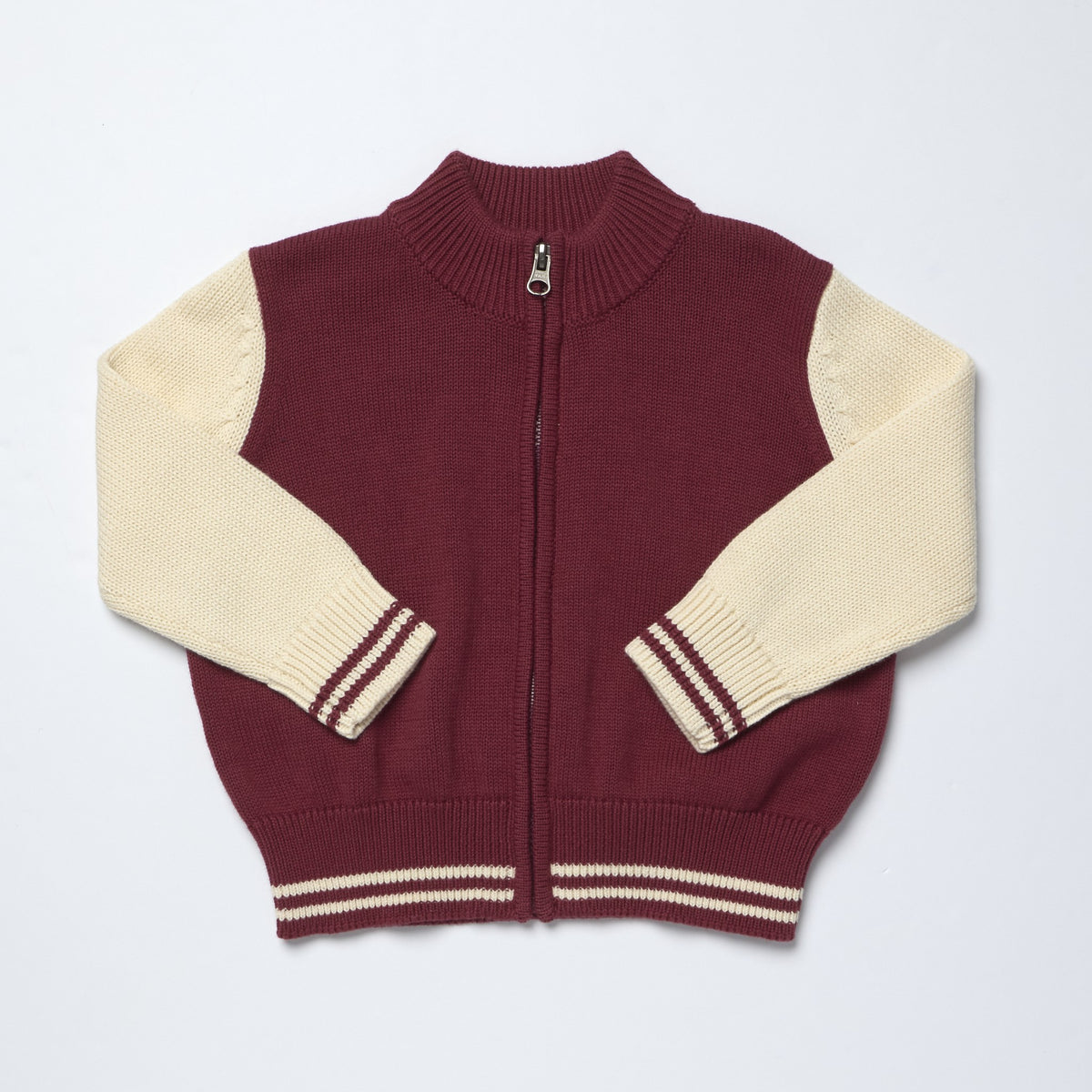 Varsity Zip Sweater