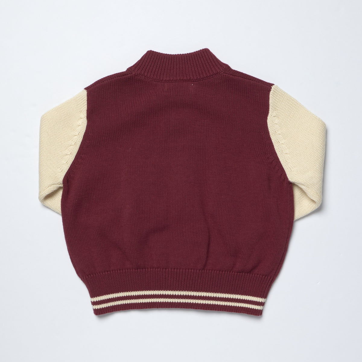 Varsity Zip Sweater