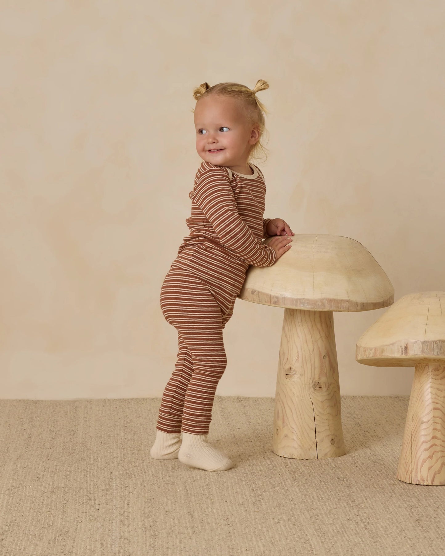 Quincy Mae- Ribbed Tee + Legging Set