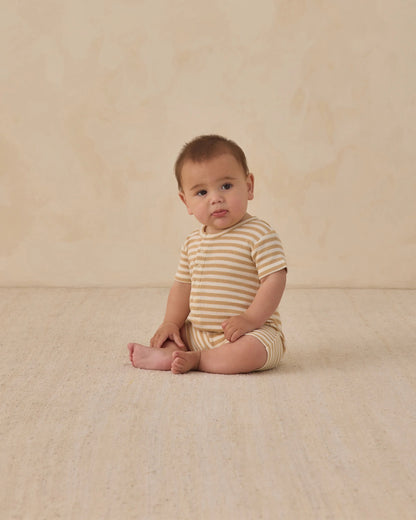 Waffle Snap Romper