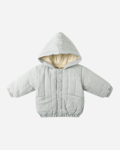 Quincy Mae- Hooded Woven Jacket