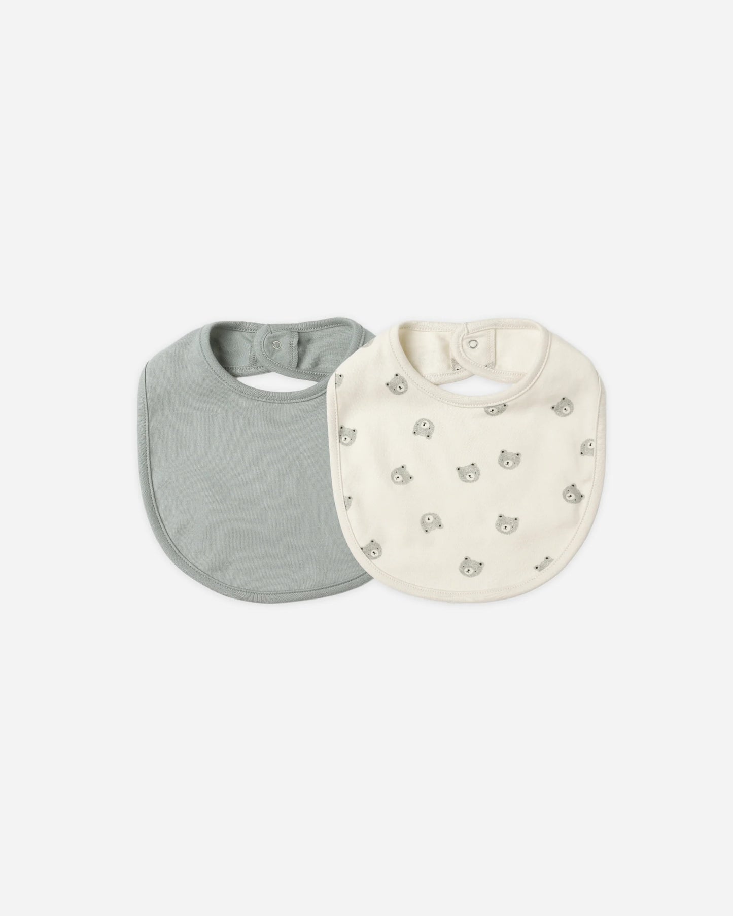 Quincy Mae- Jersey Snap Bib 2 Pk