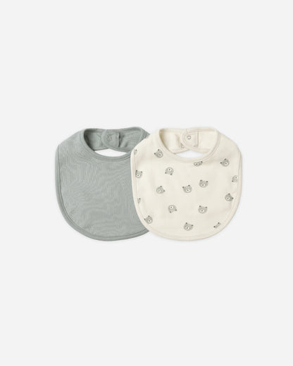 Quincy Mae- Jersey Snap Bib 2 Pk