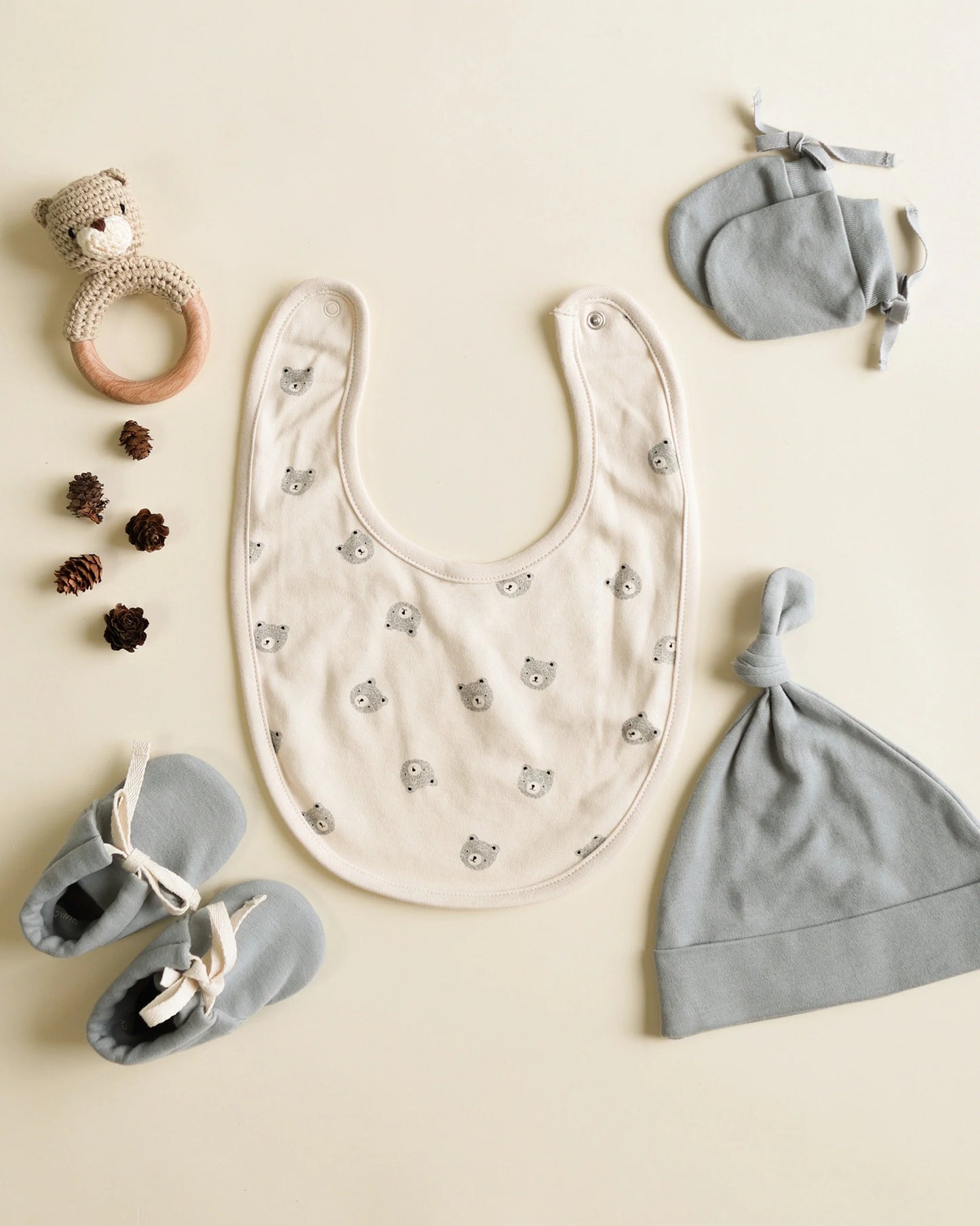 Quincy Mae- Jersey Snap Bib 2 Pk