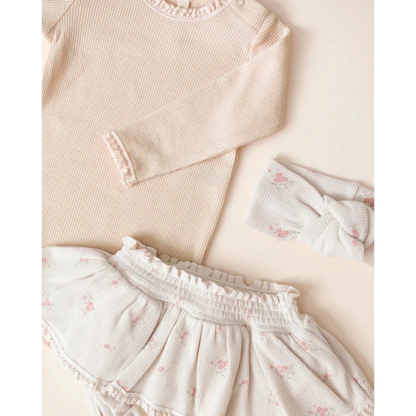 Quincy Mae- Waffle Longsleeve Bodysuit