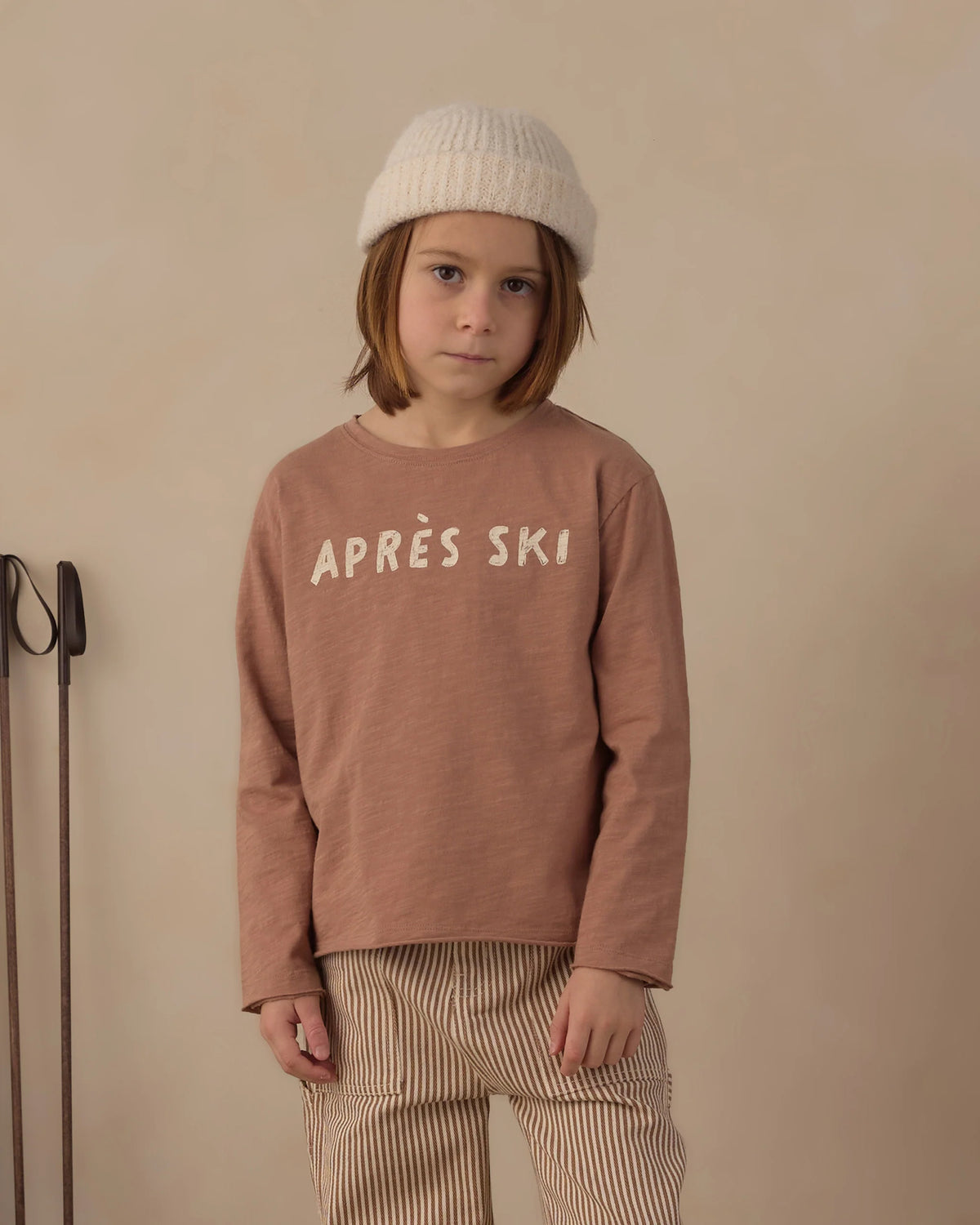 Raw Edge Long Sleeve Tee