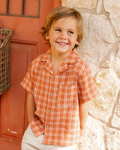 Rylee + Cru- Lapel Collared Shirt