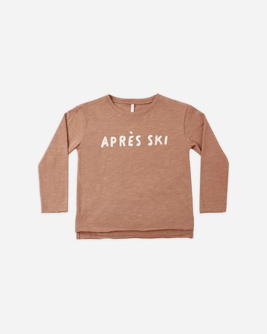 Raw Edge Long Sleeve Tee
