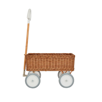 Olli Ella-Rattan Wonder Wagon - Natural