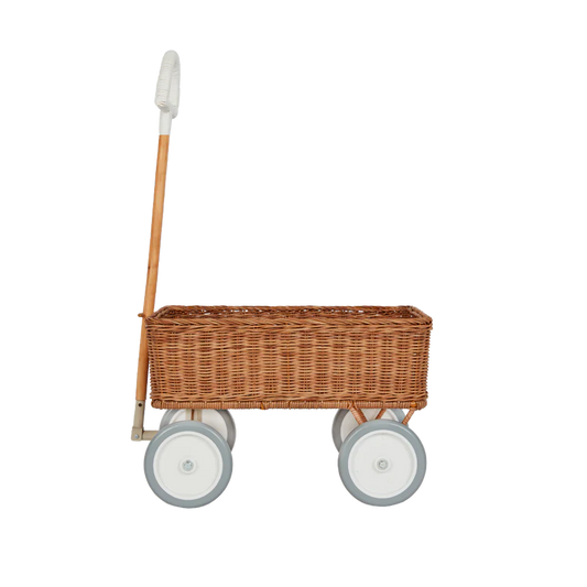 Olli Ella-Rattan Wonder Wagon - Natural