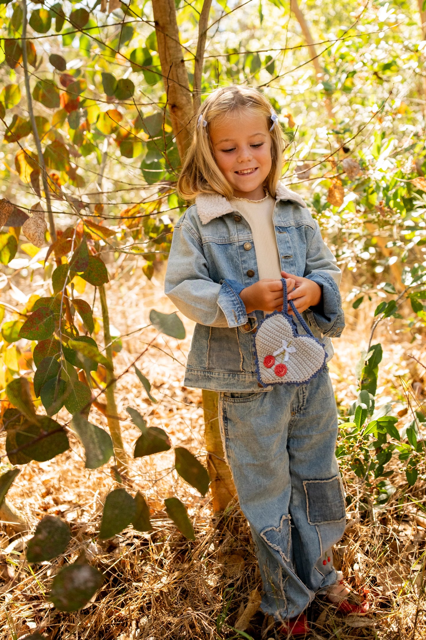 Wild Wawa-Crochet Heart Purse