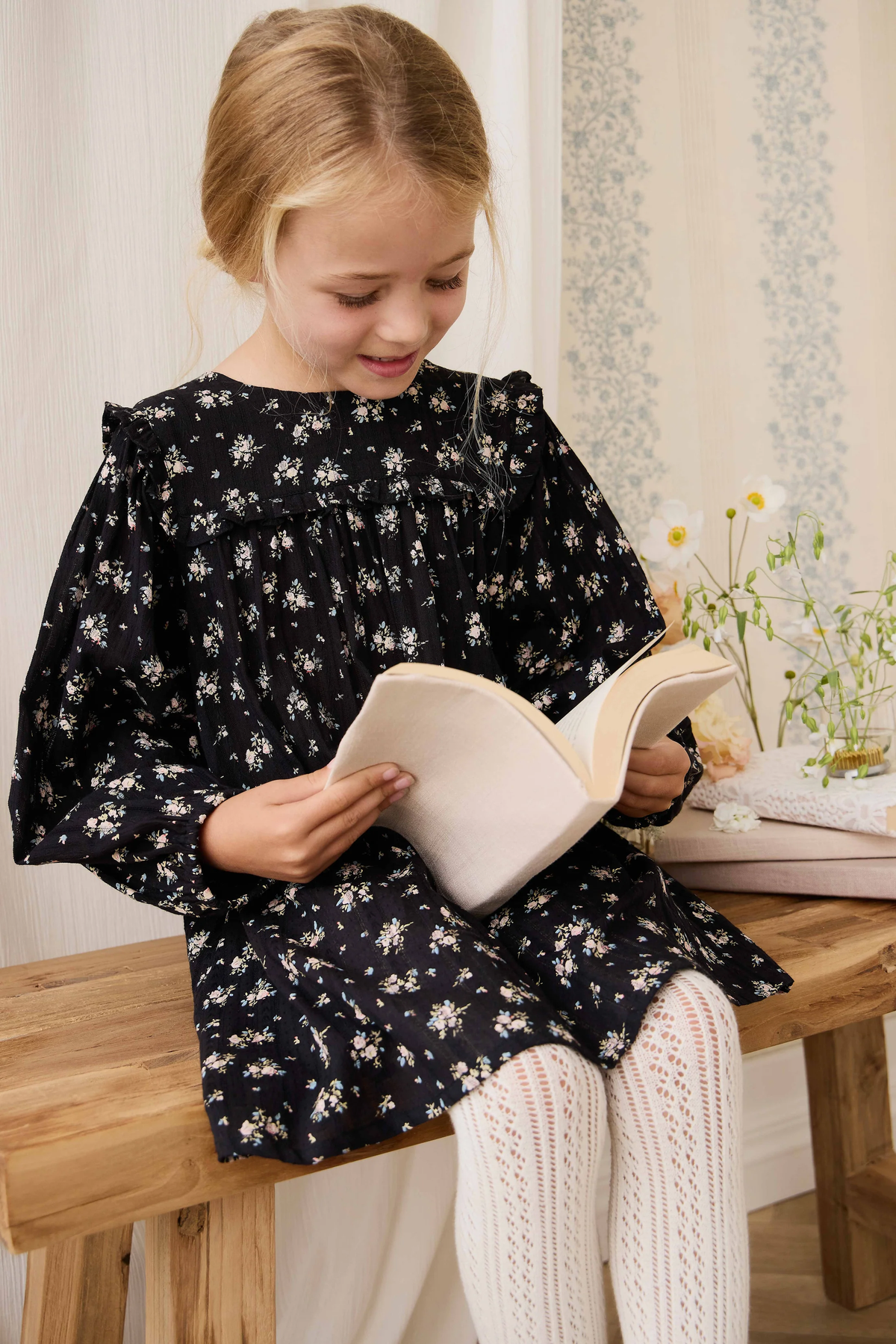 Isabella Tights 0-3M Parchment