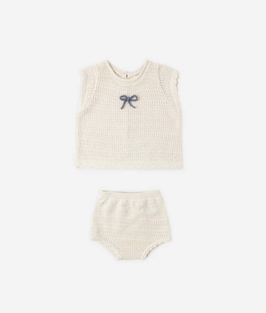 Scallop Knit Set