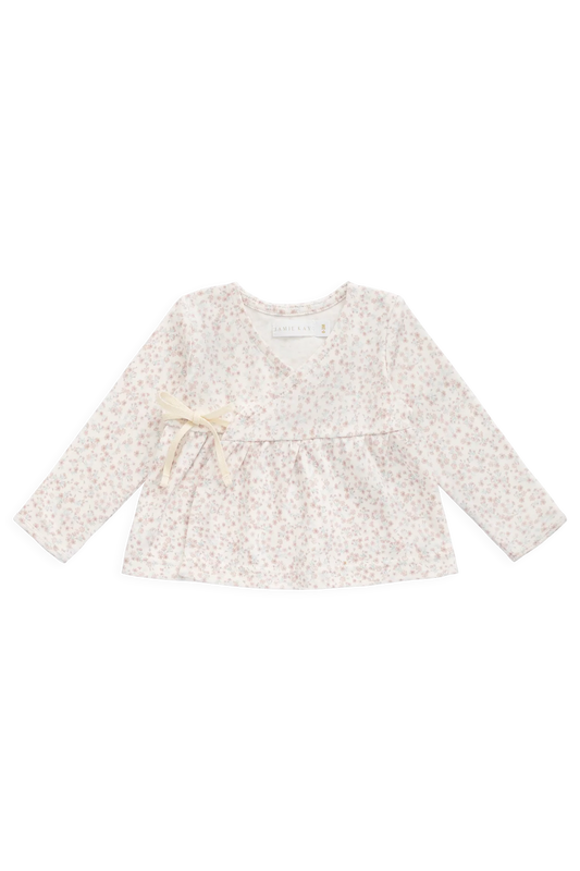 Clemence Wrap Top