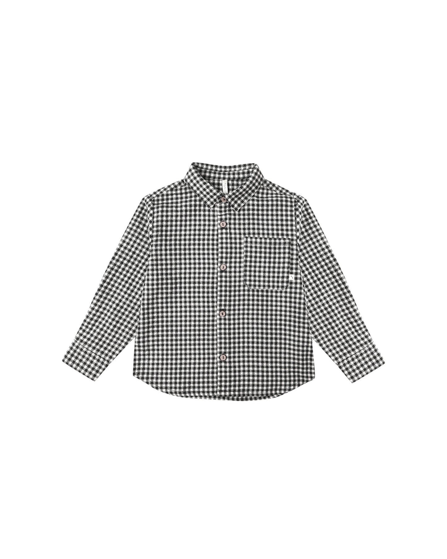 Rylee + Cru- Collared Long Sleeve Shirt