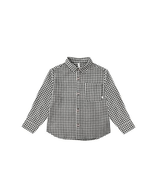 Rylee + Cru- Collared Long Sleeve Shirt