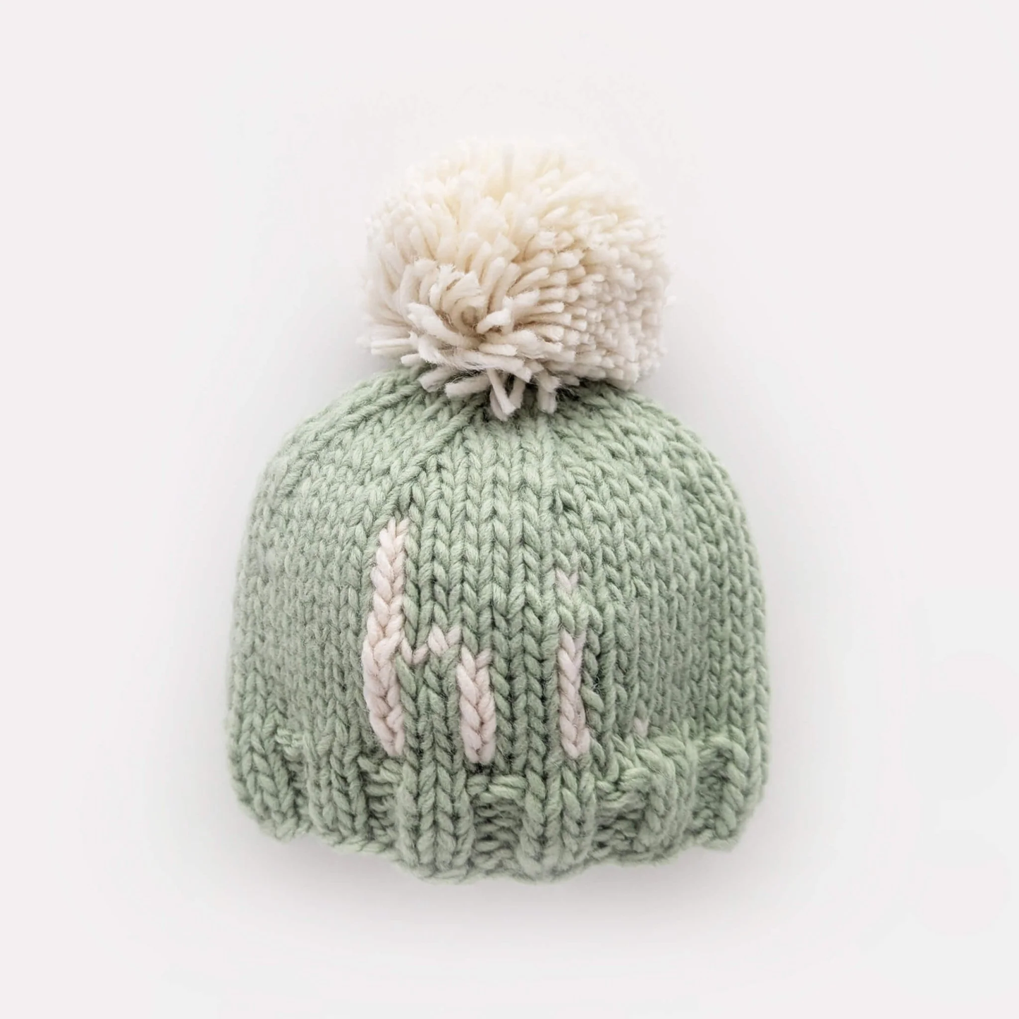 Beanie Hat - 0-6M Hi Sage Green