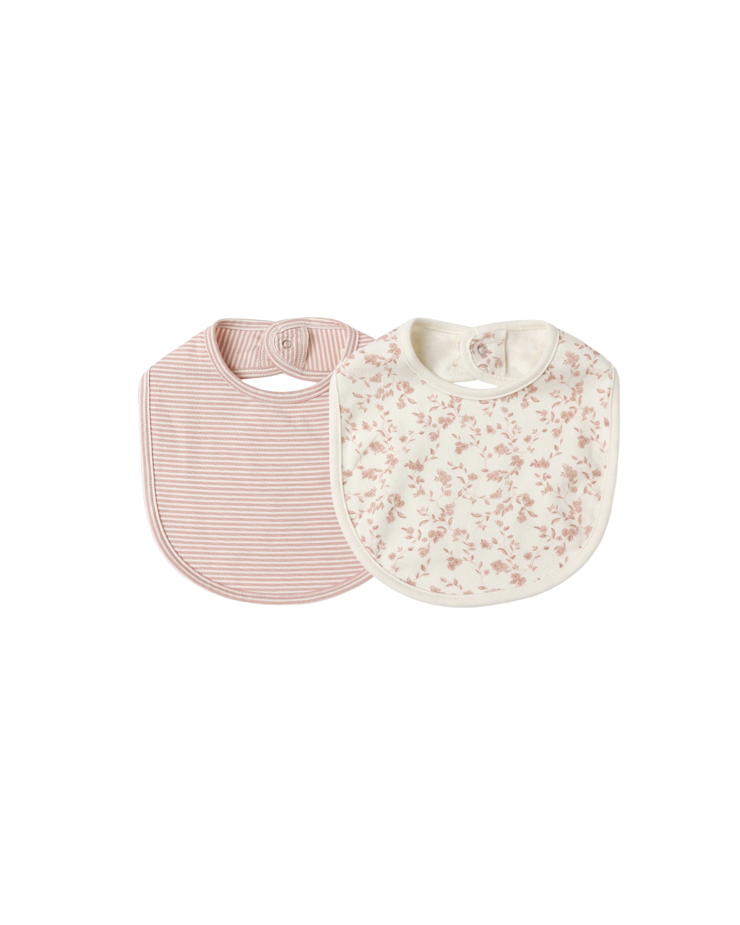 Quincy Mae- Jersey Snap Bib 2 Pk
