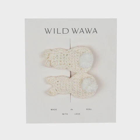 Wild Wawa-  Crochet Clip Set