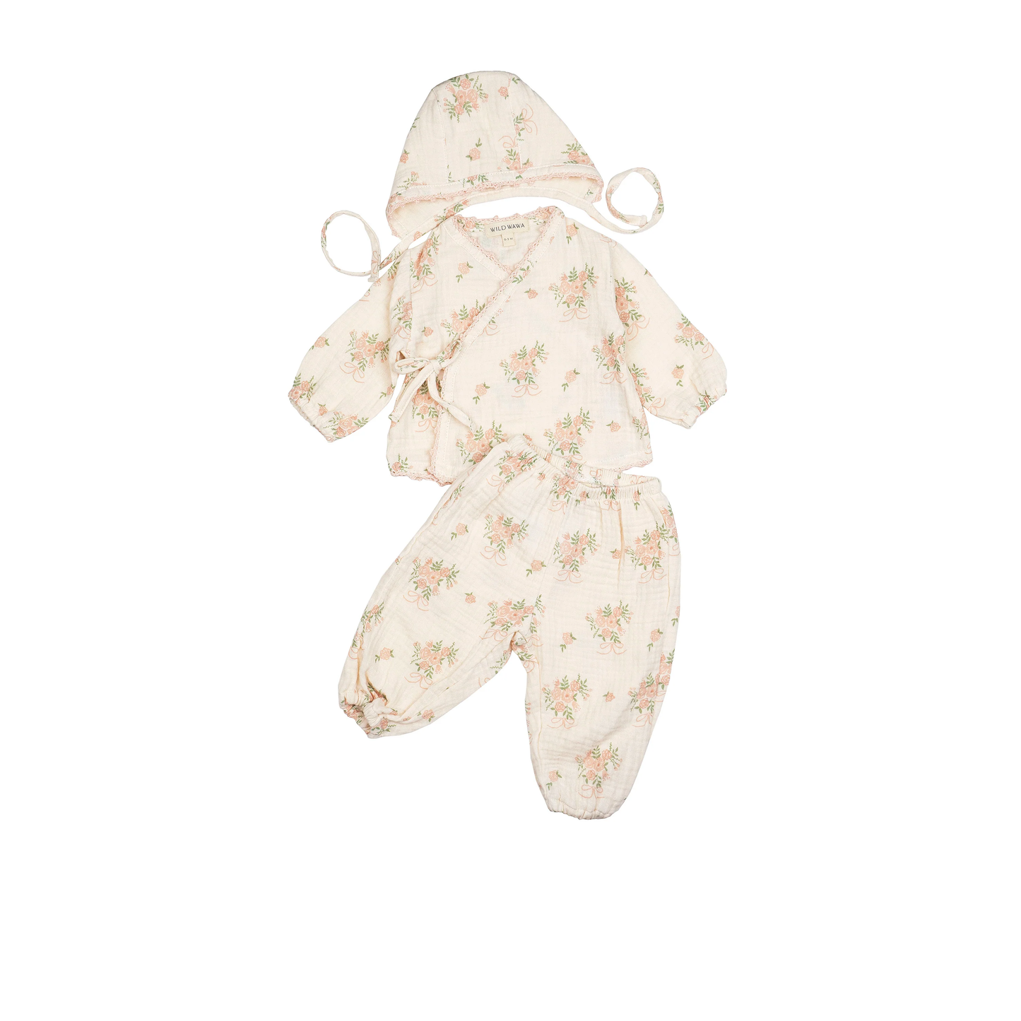 Wild Wawa- Gauze Three Piece Set
