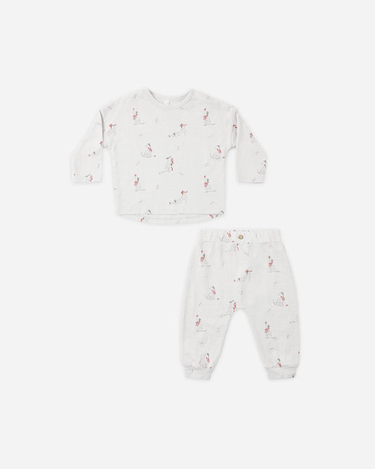 Long Sleeve Tee + Pant Set