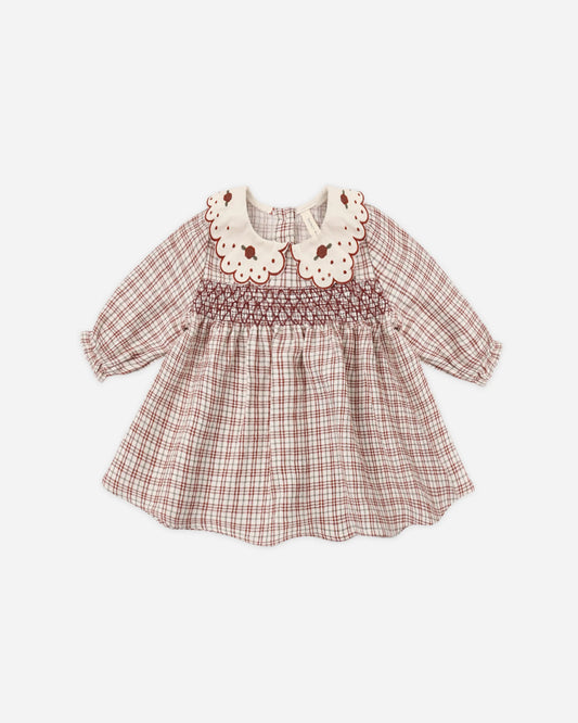 Callie Dress- Christmas Plaid 2-3Y